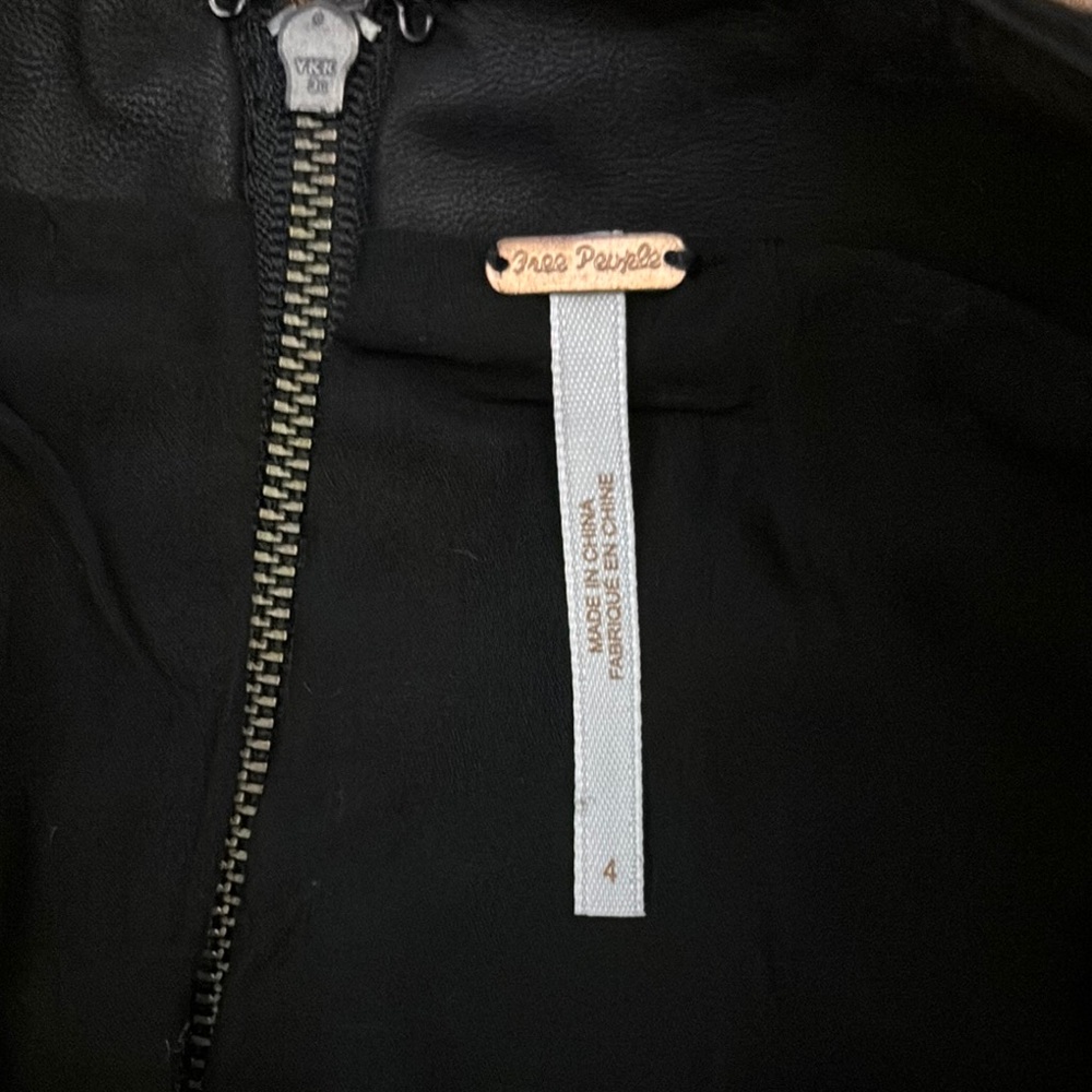 Free People Black Mini Skirt for Work - Picture 3 of 5